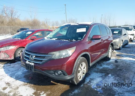 2014 Honda Cr-V Ex-L z USA, uszkodzony, nr VIN 5J6RM4H7XEL077169